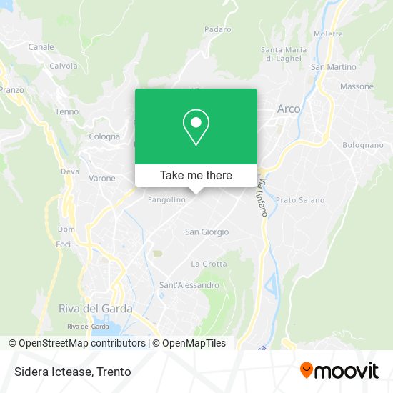 Sidera Ictease map