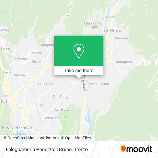Falegnameria Pederzolli Bruno map