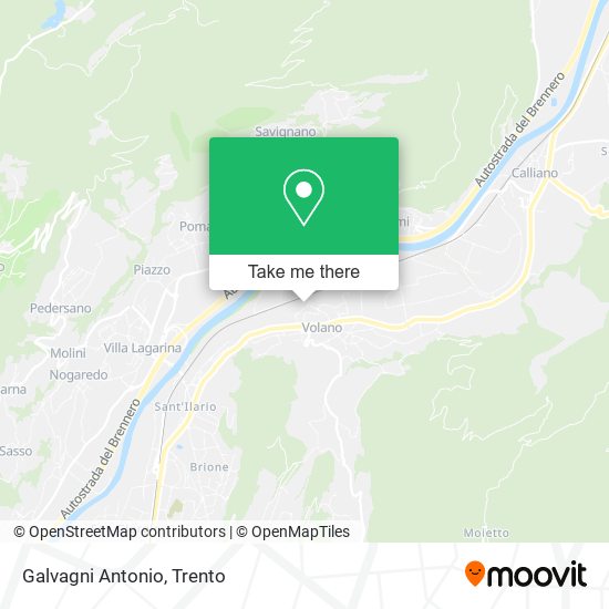 Galvagni Antonio map