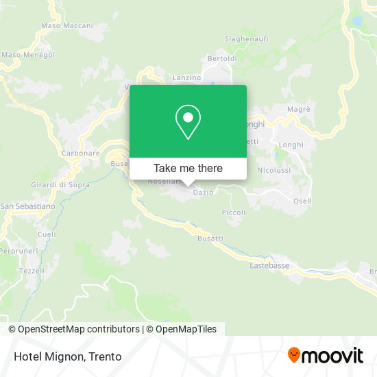 Hotel Mignon map