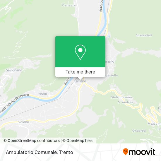 Ambulatorio Comunale map