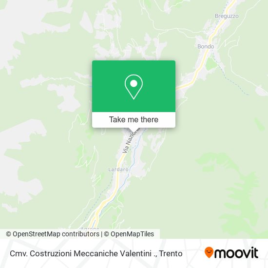 Cmv. Costruzioni Meccaniche Valentini . map