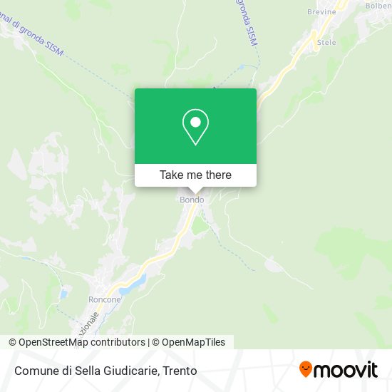 Comune di Sella Giudicarie map