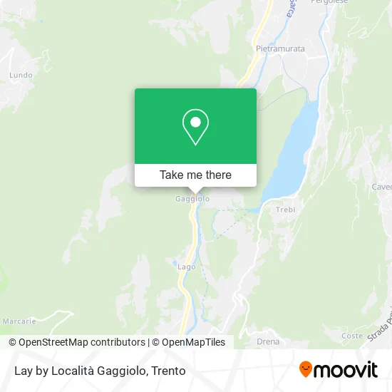 Lay by Gaggiolo Location map
