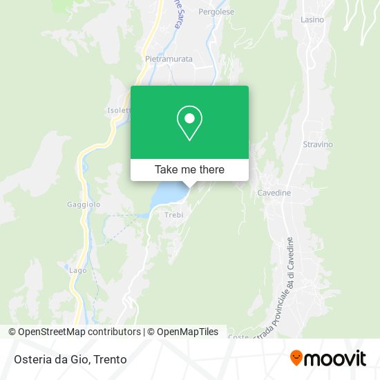 Osteria da Gio map