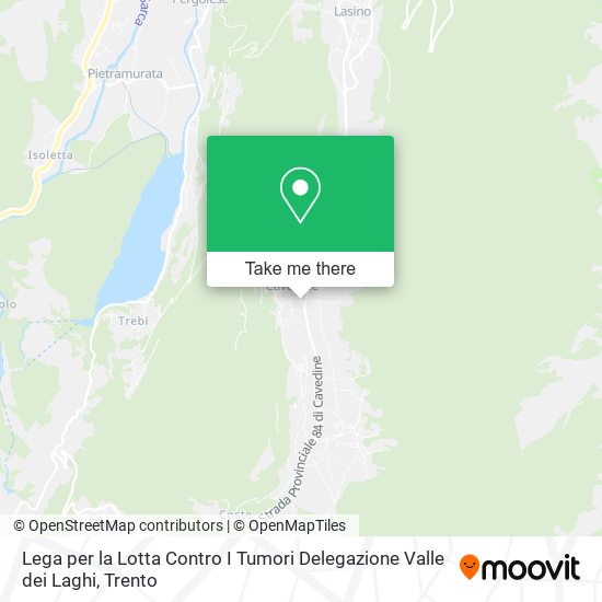 Lega per la Lotta Contro I Tumori Delegazione Valle dei Laghi map