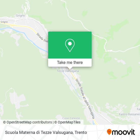Scuola Materna di Tezze Valsugana map