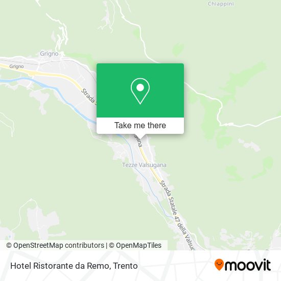 Hotel Ristorante da Remo map