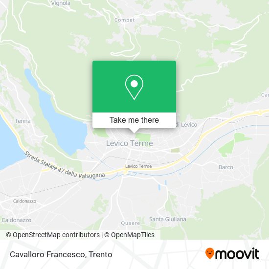 Cavalloro Francesco map