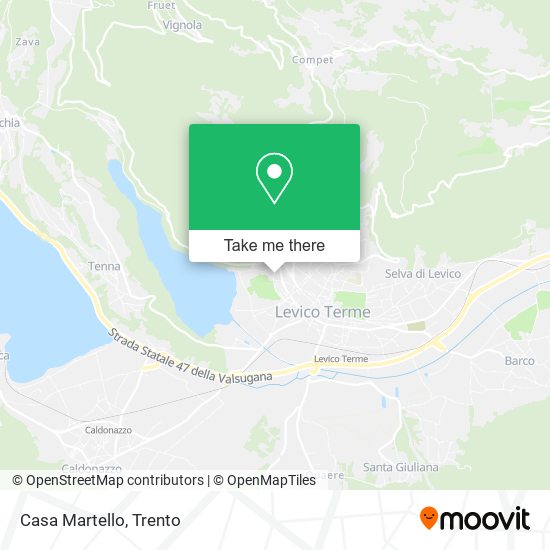 Casa Martello map