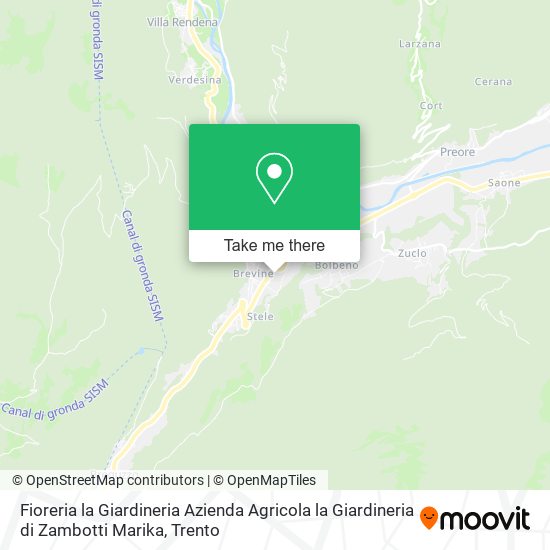 Fioreria la Giardineria Azienda Agricola la Giardineria di Zambotti Marika map