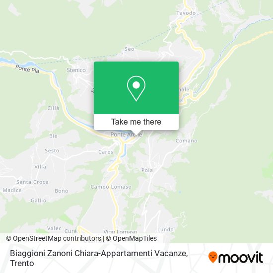 Biaggioni Zanoni Chiara-Appartamenti Vacanze map