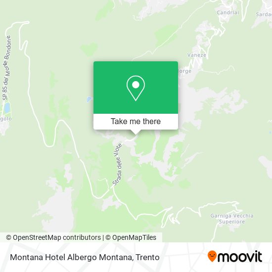 Montana Hotel Albergo Montana map