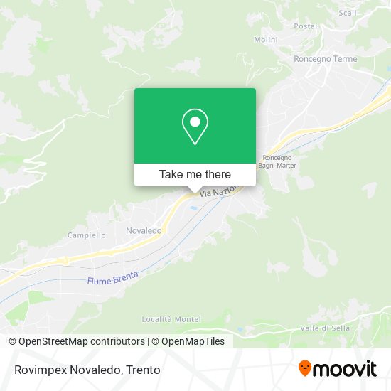 Rovimpex Novaledo map