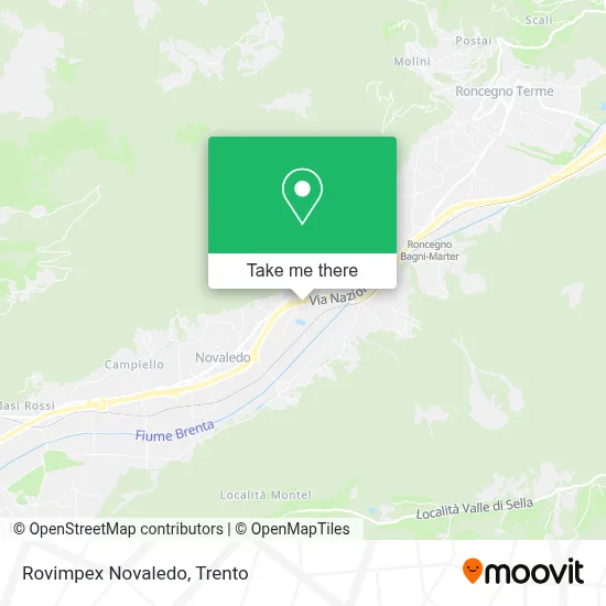 Rovimpex Novaledo map