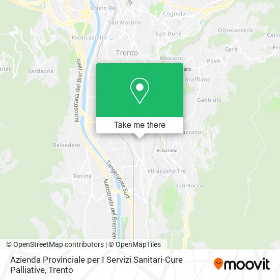 Azienda Provinciale per I Servizi Sanitari-Cure Palliative map