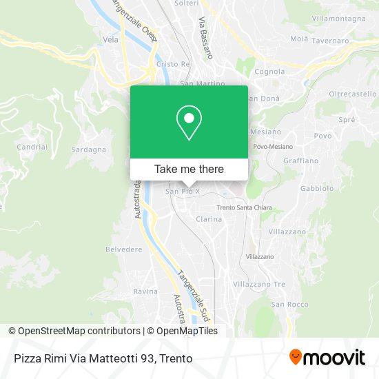 Pizza Rimi Via Matteotti 93 map