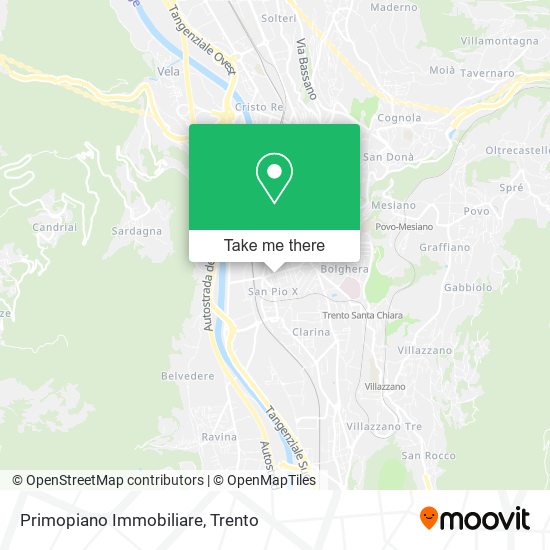 Primopiano Immobiliare map