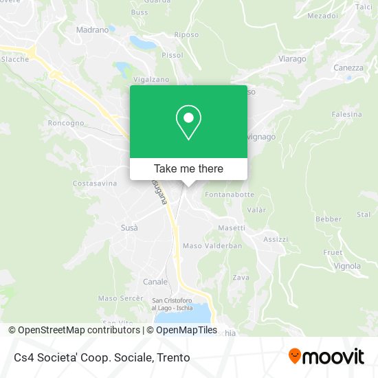 Cs4 Societa' Coop. Sociale map