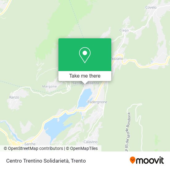 Centro Trentino Solidarietà map