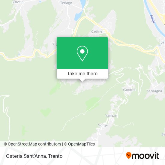 Osteria Sant'Anna map