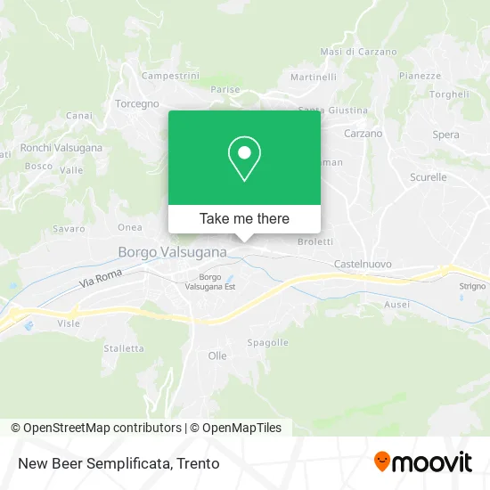 New Beer Semplificata map