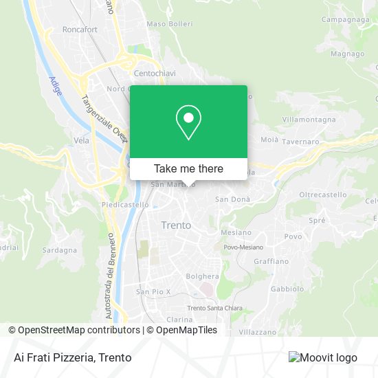 Ai Frati Pizzeria map