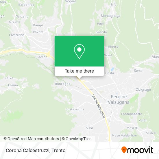 Corona Calcestruzzi map