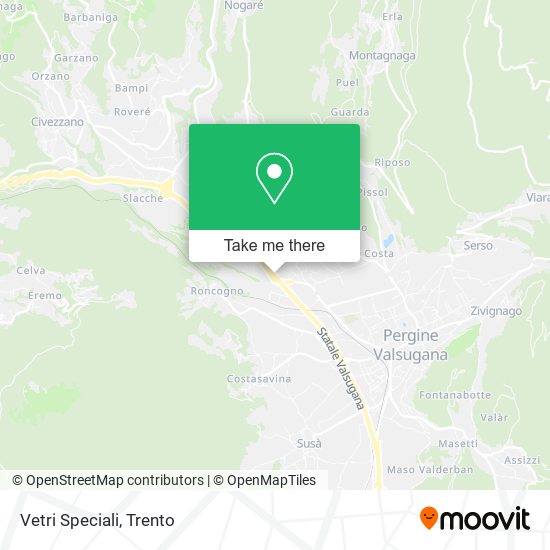 Vetri Speciali map