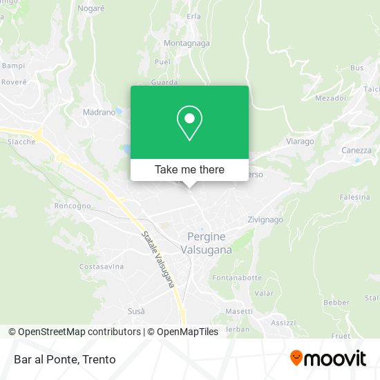 Bar al Ponte map