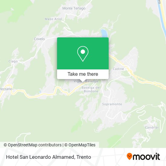 Hotel San Leonardo Almamed map