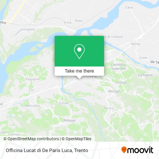 Officina Lucat di De Paris Luca map