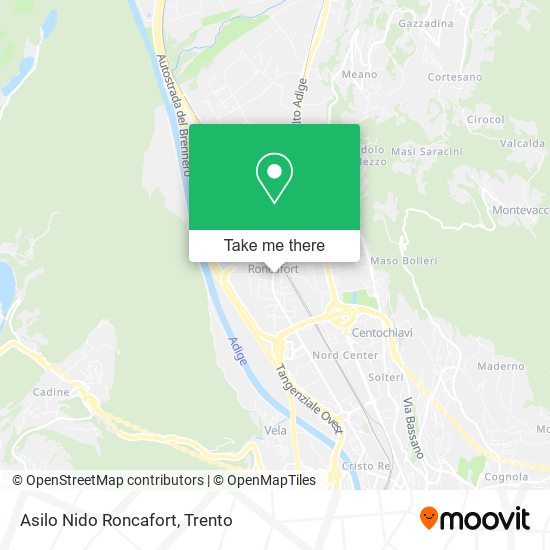 Asilo Nido Roncafort map