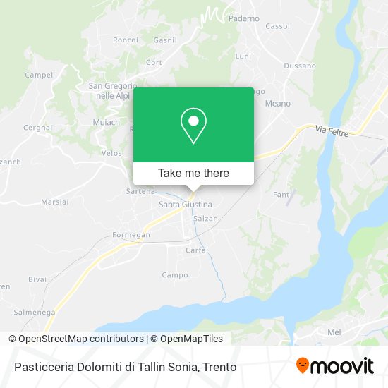Pasticceria Dolomiti di Tallin Sonia map