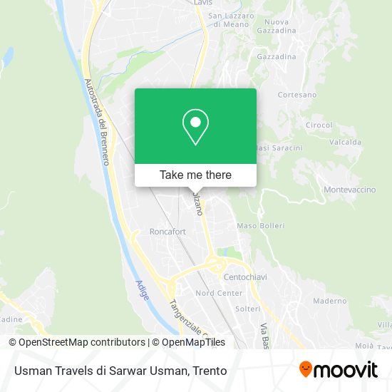 Usman Travels di Sarwar Usman map