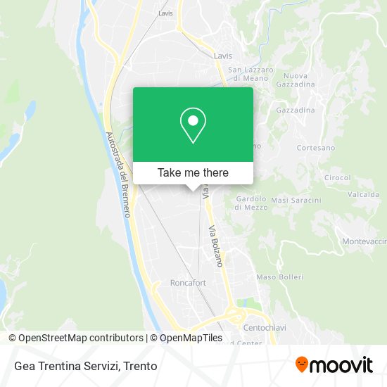 Gea Trentina Servizi map