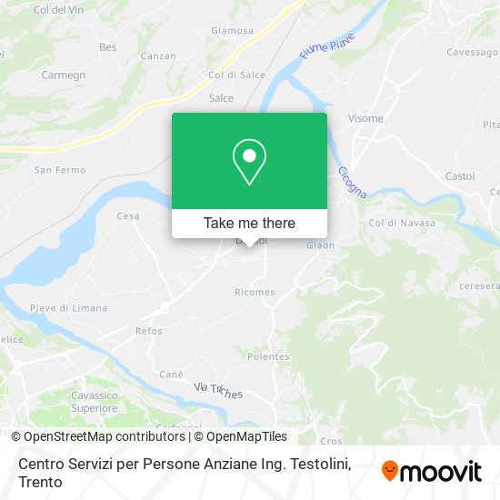 Centro Servizi per Persone Anziane Ing. Testolini map