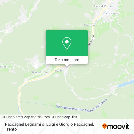 Paccagnel Legnami di Luigi e Giorgio Paccagnel map