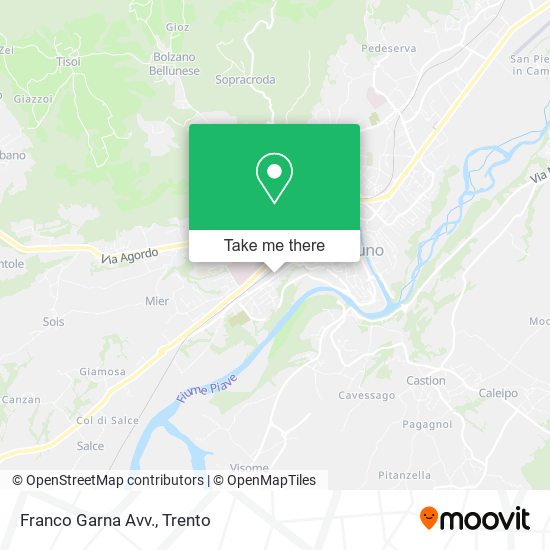 Franco Garna Avv. map