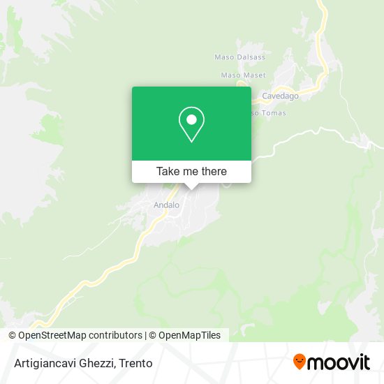 Artigiancavi Ghezzi map
