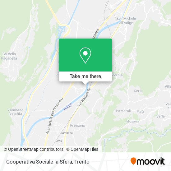 Cooperativa Sociale la Sfera map