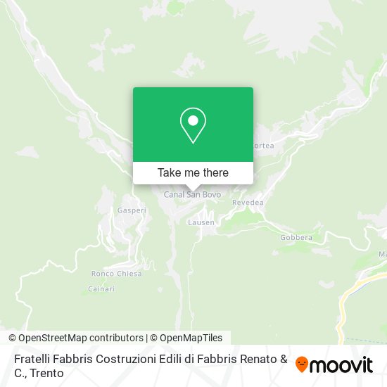 Fratelli Fabbris Costruzioni Edili di Fabbris Renato & C. map