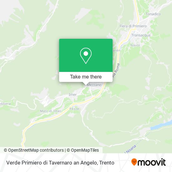 Verde Primiero di Tavernaro an Angelo map