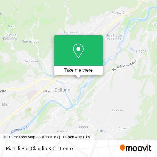 Pian di Piol Claudio & C. map