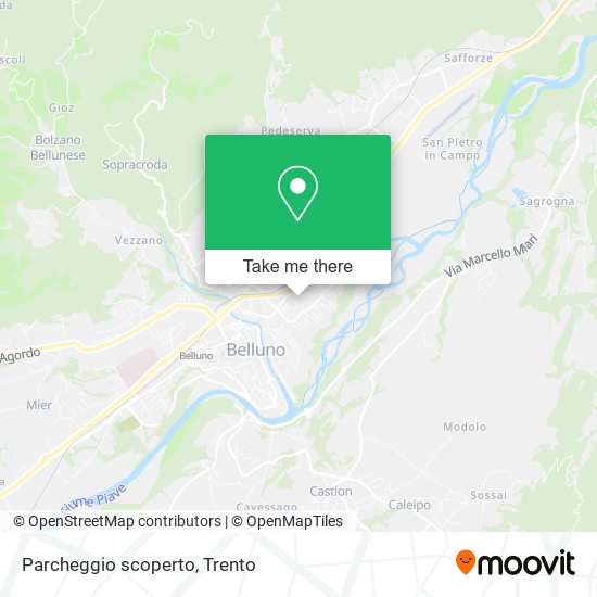 Parcheggio scoperto map