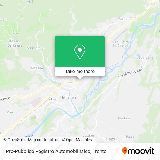 Pra-Pubblico Registro Automobilistico map