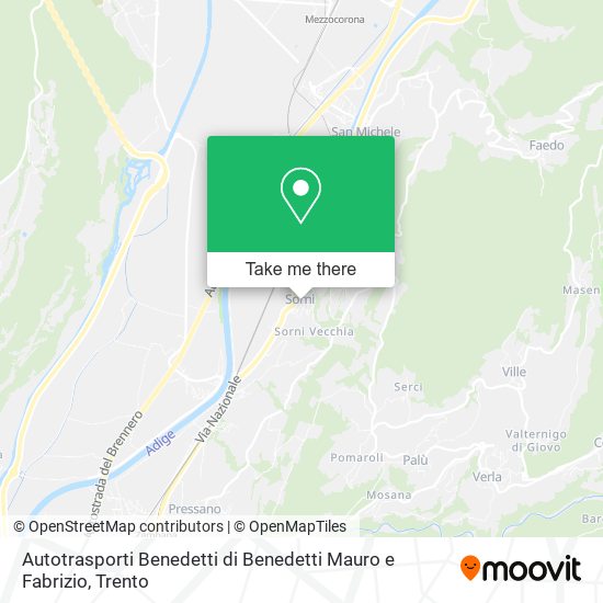 Autotrasporti Benedetti di Benedetti Mauro e Fabrizio map