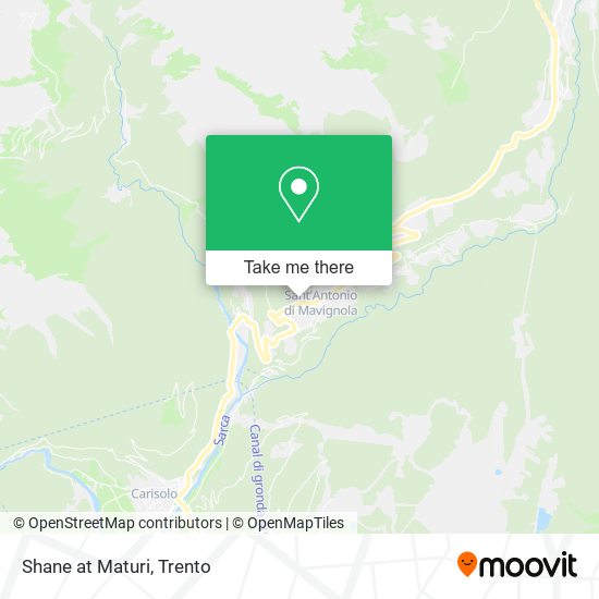 Shane at Maturi map