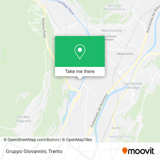 Gruppo Giovannini map