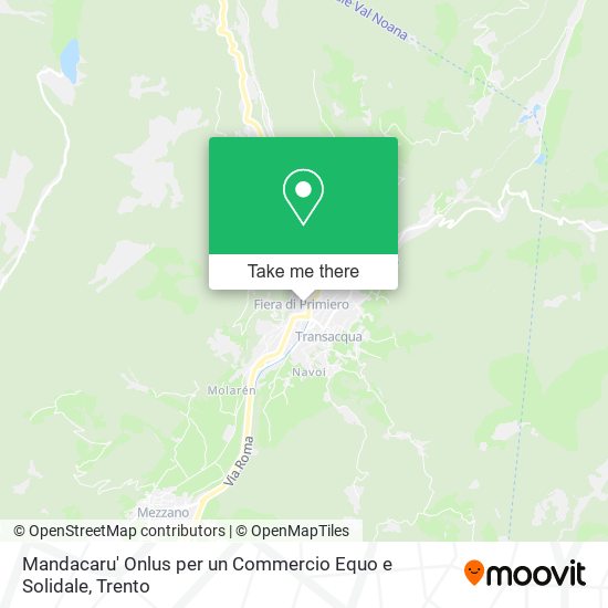 Mandacaru' Onlus per un Commercio Equo e Solidale map